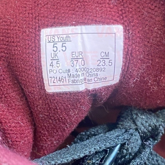 Vans Era Sneakers - Maroon - Picture 9 of 9